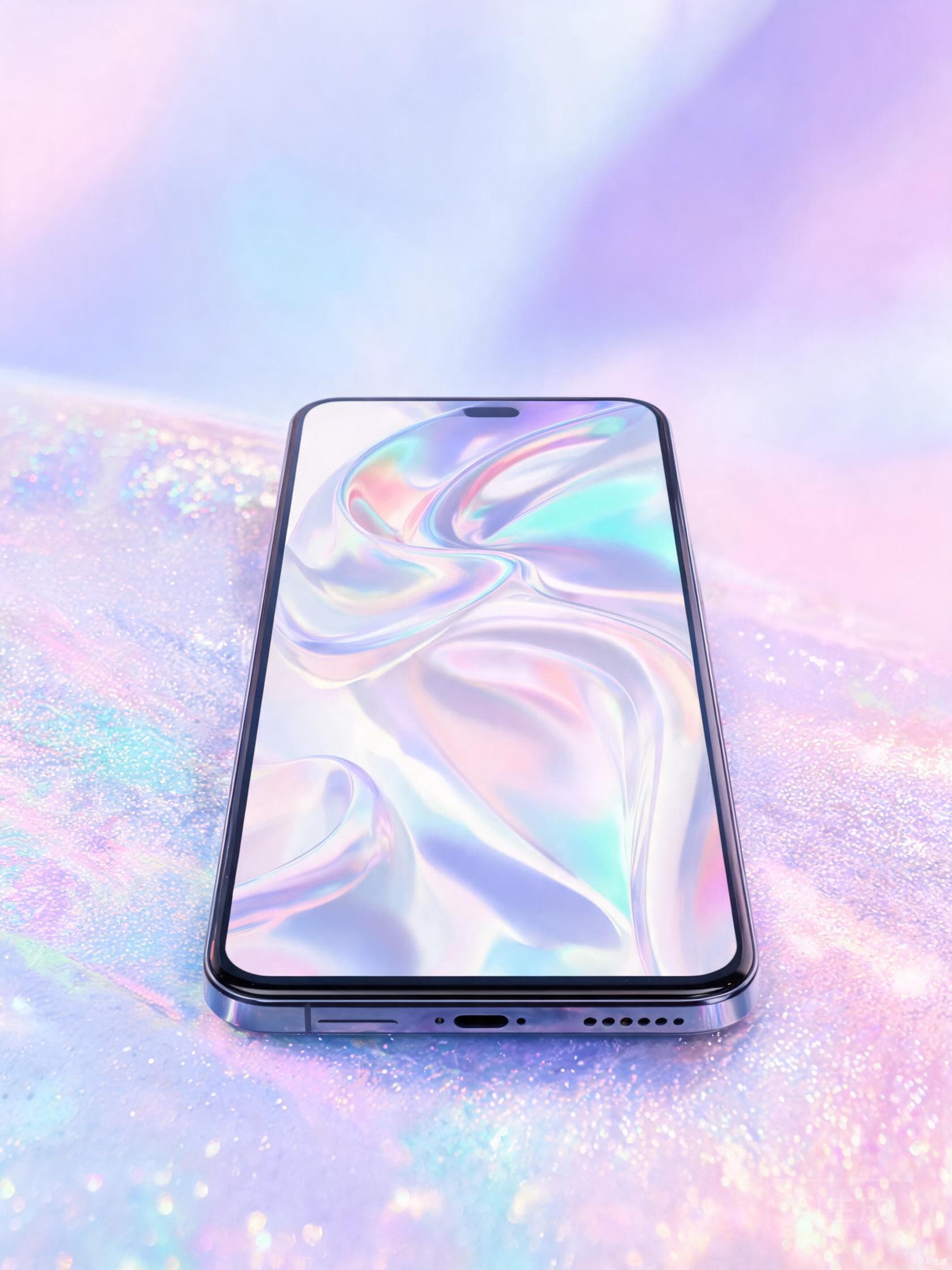 Glass & Iridescent on tablet