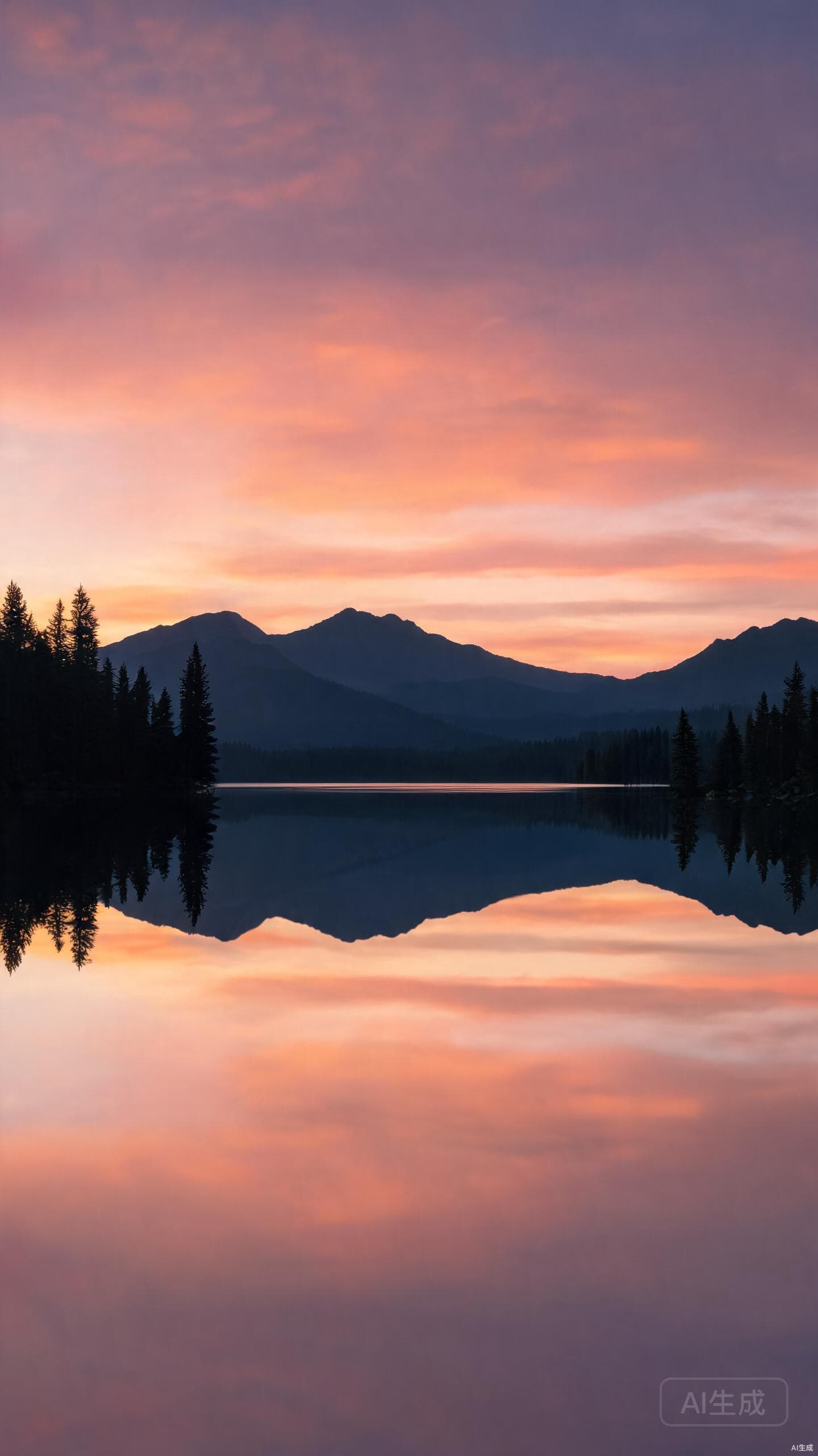 Lake Reflection Sunset